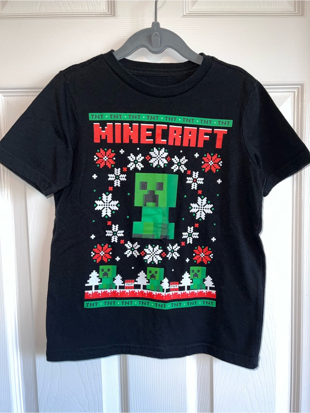 Minecraft Creeper sz XS(4/5) Holiday Tee